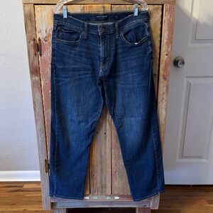 Men's Lucky Brand  221 Straight Blue Jeans size 33/30